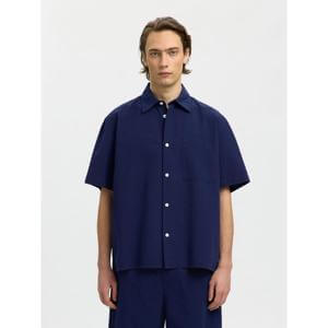 Selected Homme Stuart Seersucker Short Sleeve Shirt